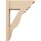 Ekena Millwork 8-in W x 20-in D x 28-in H Funston Trad Rough Cedar Woodgrain TimberThane Outlooker, Primed Tan OUTUR080X20X28FST04RCPR - alternate 5